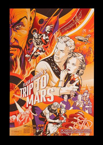 Lot #255 - FLASH GORDON'S TRIP TO MARS (1938) - Mondo Poster, 2014