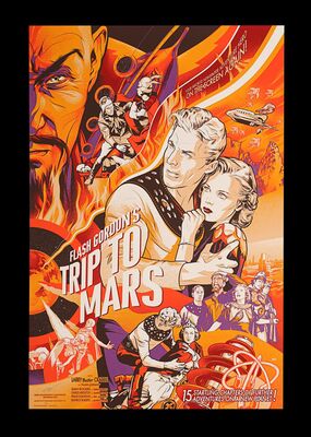 Lot #255 - FLASH GORDON'S TRIP TO MARS (1938) - Mondo Poster, 2014