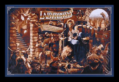Lot #261 - LABYRINTH (1986) - Hero Complex Gallery Print (NYCC), 2018