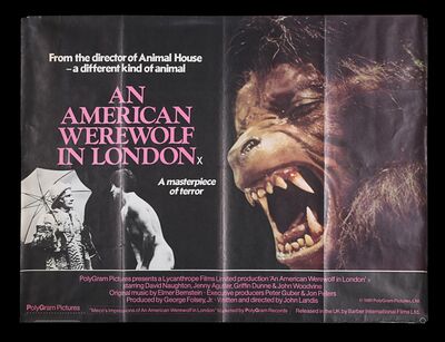 Lot #270 - AN AMERICAN WEREWOLF IN LONDON (1981) - UK Quad, 1981