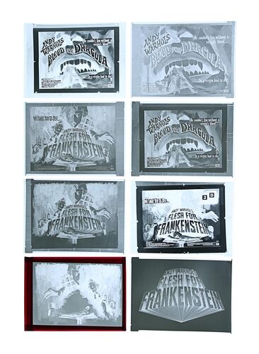 Lot #271 - ANDY WARHOL'S FLESH FOR FRANKENSTEIN (1975), BLOOD FOR DRACULA (1974) - FEREF ARCHIVE: Original Poster Concept Negatives