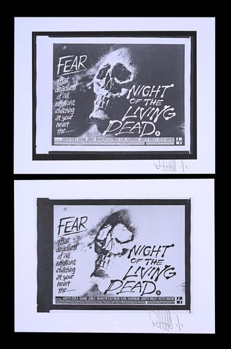 Lot #292 - NIGHT OF THE LIVING DEAD (1968) - FEREF ARCHIVE: Original Negatives with Two 1 of 1 Proof Prints, 2021