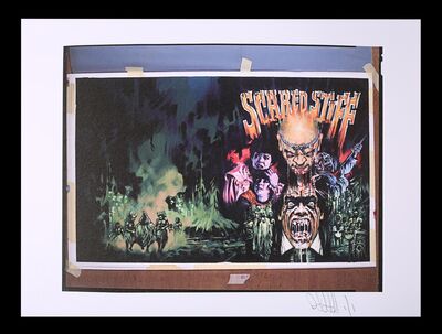 Lot #301 - SCARED STIFF (1987) - FEREF ARCHIVE: Original Transparency with 1 of 1 Proof Print, 2021