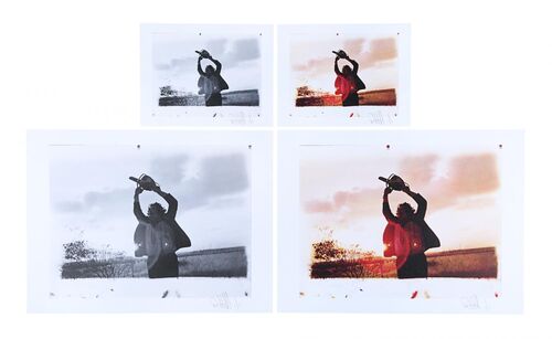Lot #303 - THE TEXAS CHAINSAW MASSACRE (1974) - FEREF ARCHIVE: Original Transparency and Negatives with Four 1 of 1 Proof Prints, 2021