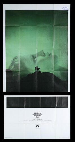 Lot #314 - ROSEMARY'S BABY (1968) - Bryan Fuller Collection: US Three-Sheet, 1968