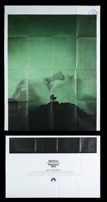 Lot #314 - ROSEMARY'S BABY (1968) - Bryan Fuller Collection: US Three-Sheet, 1968