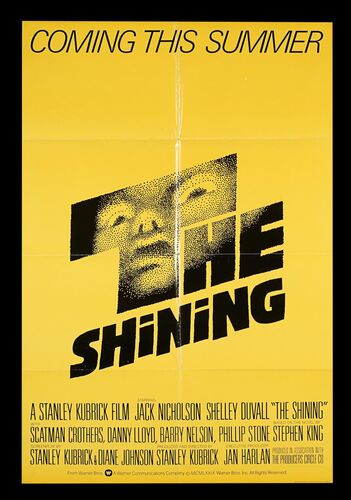 Lot #315 - THE SHINING (1980) - Bryan Fuller Collection: British One-Sheet, 1979