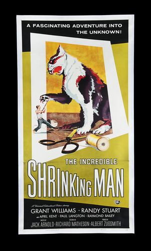 Lot #328 - THE INCREDIBLE SHRINKING MAN (1957) - Bryan Fuller Collection: US Three-Sheet, 1957