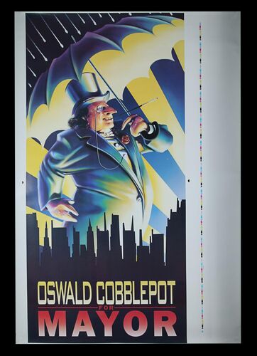 Lot #345 - BATMAN RETURNS (1992) - Bryan Fuller Collection: Printer's Proof Production Poster, 1992