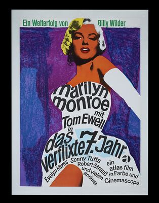 Lot #358 - THE SEVEN YEAR ITCH (1955) - Bryan Fuller Collection: German A1, 1966