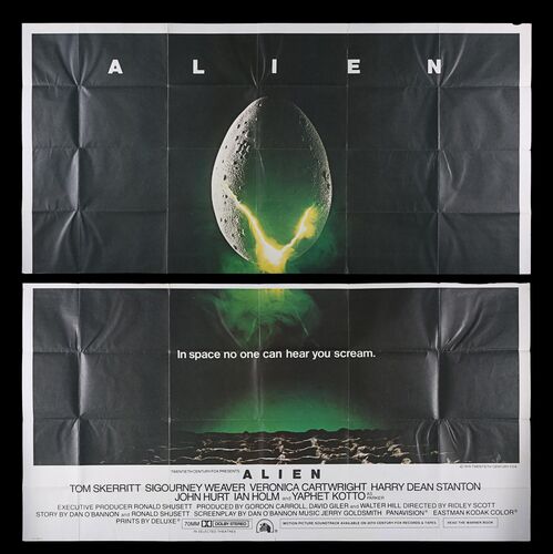 Lot #360 - ALIEN (1979) - Bryan Fuller Collection: Six-Sheet, 1979