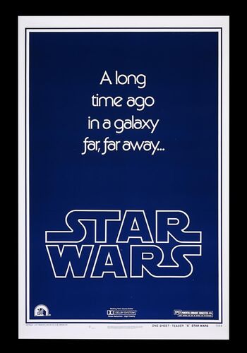 Lot #369 - STAR WARS: A NEW HOPE (1977) - Bryan Fuller Collection: US One-Sheet, 1977