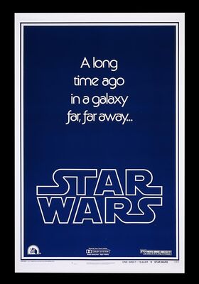 Lot #369 - STAR WARS: A NEW HOPE (1977) - Bryan Fuller Collection: US One-Sheet, 1977