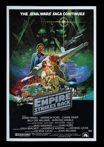 Lot #370 - STAR WARS: THE EMPIRE STRIKES BACK (1980) - Bryan Fuller Collection: Australian One-Sheet, 1980, Autographed by Billy Dee Williams