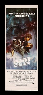 Lot #371 - STAR WARS: THE EMPIRE STRIKES BACK (1980) - Bryan Fuller Collection: US Insert (Gone With the Wind Style), 1980