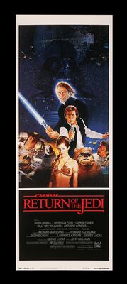 Lot #372 - STAR WARS: RETURN OF THE JEDI (1983) - Bryan Fuller Collection: US Insert (Style B), 1983