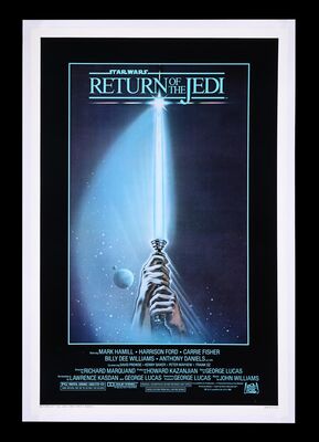 Lot #373 - STAR WARS: RETURN OF THE JEDI (1983) - Bryan Fuller Collection: US One-Sheet, 1983