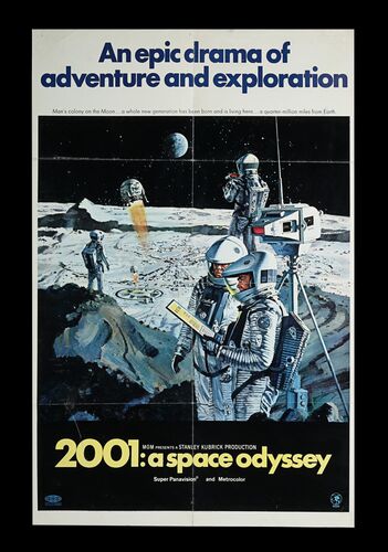 Lot #380 - 2001: A SPACE ODYSSEY (1968) - Bryan Fuller Collection: US One-Sheet, 1968