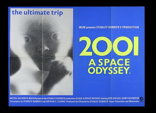 Lot #382 - 2001: A SPACE ODYSSEY (1968) - UK Quad, 1969/70