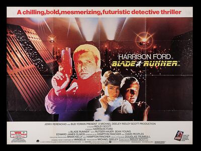 Lot #386 - BLADE RUNNER (1982) - UK Quad, 1982