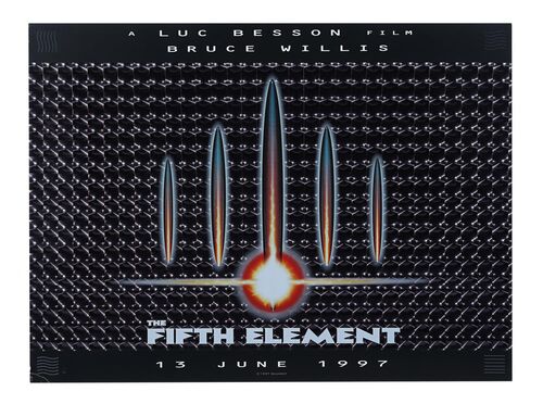 Lot #389 - THE FIFTH ELEMENT (1997) - Lenticular UK Quad, 1997