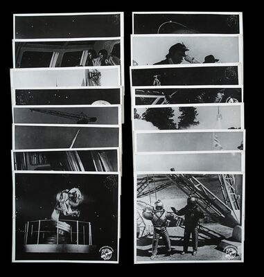 Lot #390 - FIRST SPACESHIP ON VENUS (1960) - Sixteen Dutch Lobby Cards, 1962