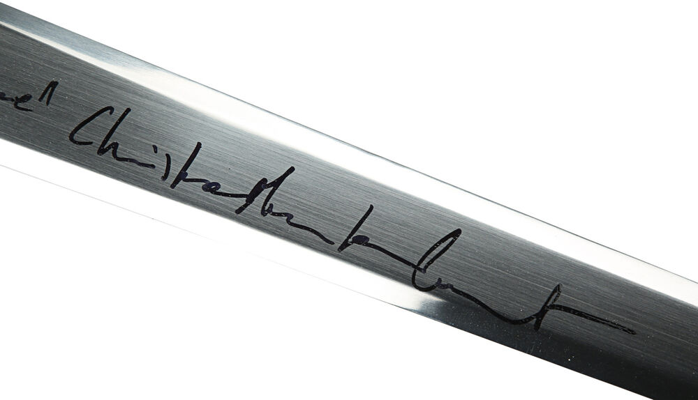 Lot #410 - HIGHLANDER (1986) - Replica 'MacLeod' Sword Autographed and ...