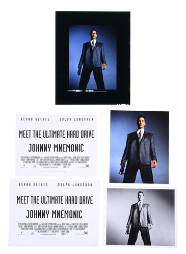 Lot #412 - JOHNNY MNENOMIC (1995) - FEREF ARCHIVE: Original Poster Concept Transparency and Photographs