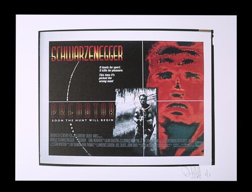 Lot #413 - PREDATOR (1987) - FEREF ARCHIVE: Original Transparency, 35mm Slide and Negatives with 1 of 1 Proof Print, 2021,