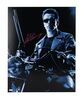 Lot #416 - TERMINATOR 2: JUDGEMENT DAY (1991) - Commercial Poster Autographed by Arnold Schwarzenegger