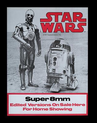 Lot #428 - STAR WARS: A NEW HOPE (1977) - British Super 8mm Poster, 1978