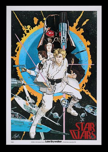 Lot #434 - STAR WARS: A NEW HOPE (1977) - Richard Edlund Archive: Special One-Sheet Style Poster, 1976