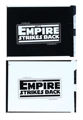 Lot #451 - STAR WARS: THE EMPIRE STRIKES BACK (1980) - FEREF ARCHIVE: Original Titles Lettering Negatives