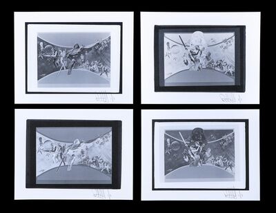 Lot #453 - STAR WARS: A NEW HOPE/EMPIRE STRIKES BACK DOUBLE BILL(1980), STAR WARS: A NEW HOPE/ EMPIRE STRIKES BACK/RETURN OF THE JEDI TRIPLE BILL (1983) - FEREF ARCHIVE: Original Negative with Four 1 of 1 Proof Prints, 2021