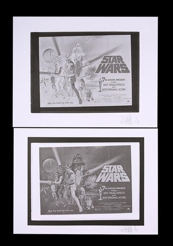 Lot #454 - STAR WARS: A NEW HOPE (1977) - FEREF ARCHIVE: Original Negative with Two 1 of 1 Proof Prints, 2021
