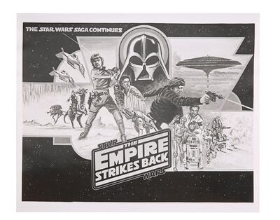 Lot #464 - STAR WARS: THE EMPIRE STRIKES BACK (1980) - FEREF ARCHIVE: Original Poster Concept Photograph