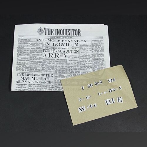Van Helsing (Thomas Kretschmann) Ransom Letter and Newspaper