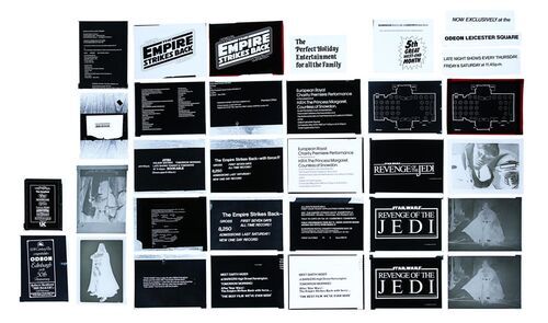 Lot #469 - STAR WARS: RETURN OF THE JEDI (1983), THE EMPIRE STRIKES BACK (1980) - FEREF ARCHIVE: Original Negatives