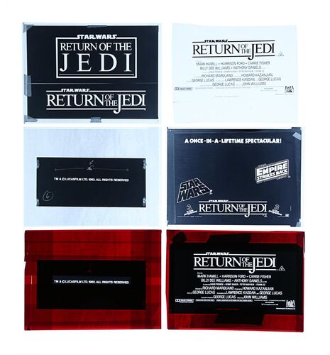 Lot #470 - STAR WARS: THE EMPIRE STRIKES BACK (1980) - FEREF ARCHIVE: Original Poster Concept Negatives