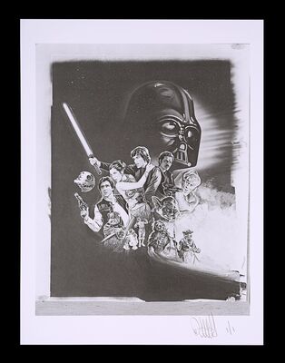 Lot #477 - STAR WARS: RETURN OF THE JEDI (1983) - FEREF ARCHIVE: Original Negative with 1 of 1 Proof Print, 2021