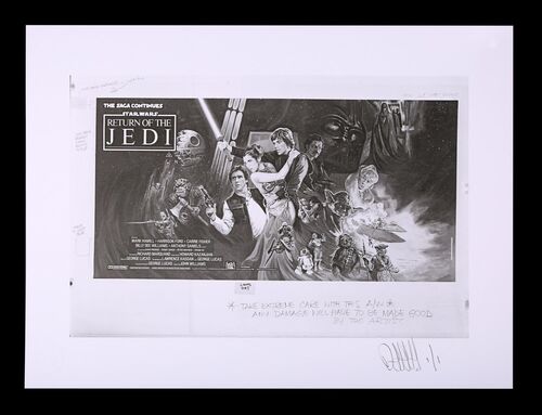 Lot #481 - STAR WARS: RETURN OF THE JEDI (1983) - FEREF ARCHIVE: Original Negative with 1 of 1 Proof Print, 2021