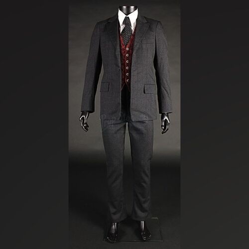 Alexander Grayson (Jonathan Rhys Meyers) Burgundy Waistcoat Suit
