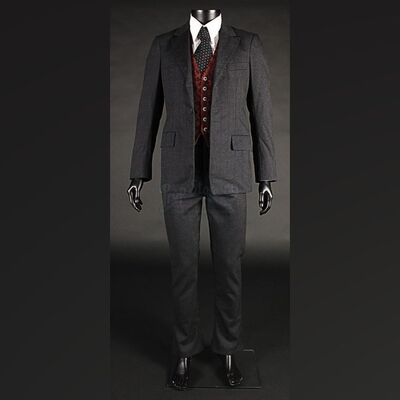Alexander Grayson (Jonathan Rhys Meyers) Burgundy Waistcoat Suit