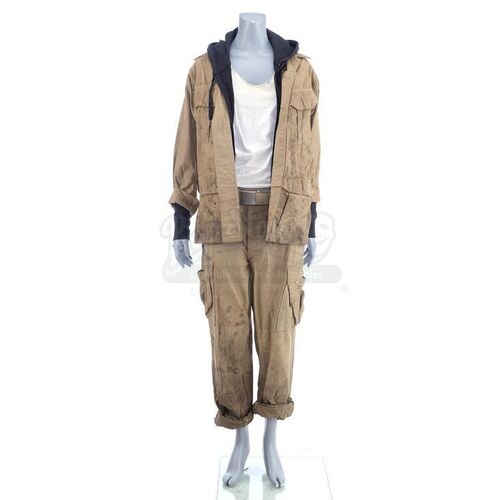 Lot # 23: ANNIHILATION - Anya Thorensen's Stunt Distressed Shimmer Costume
