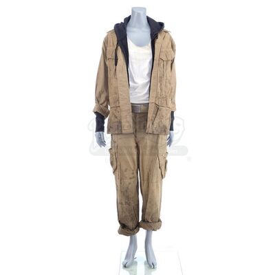 Lot # 23: ANNIHILATION - Anya Thorensen's Stunt Distressed Shimmer Costume