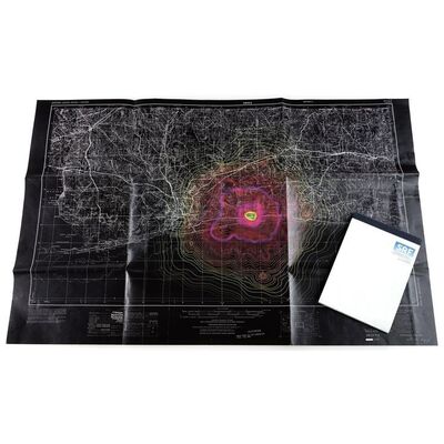 Lot # 28: ANNIHILATION - Dr. Ventress' Geographical Map of the Shimmer and Notepad