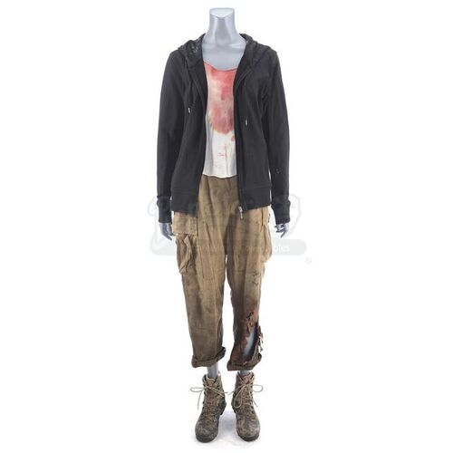 Lot # 43: ANNIHILATION - Anya Thorensen's Distressed Mutant Bear Attack Costume