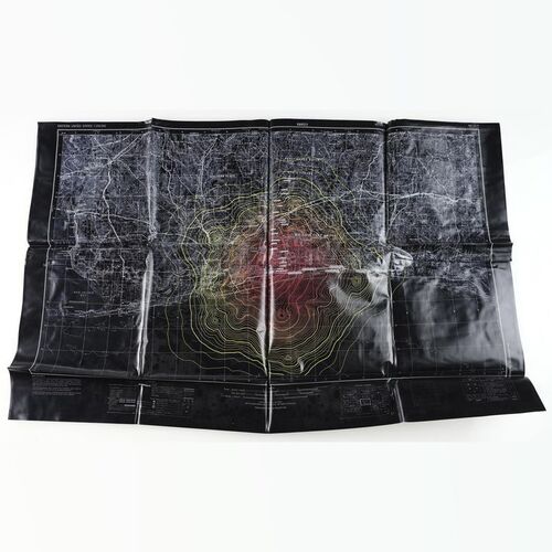 Lot # 50: ANNIHILATION - Dr. Ventress' Geographical Map of the Shimmer