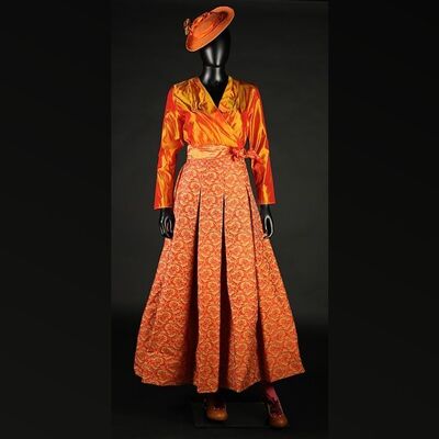 Lucy Westenra (Katie McGrath) University Visit Orange Costume