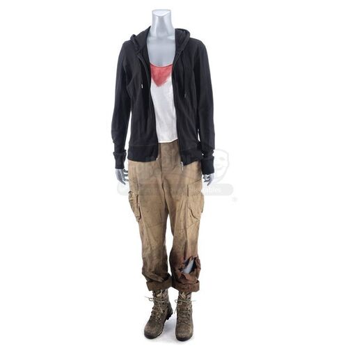 Lot # 79: ANNIHILATION - Anya Thorensen's Stunt Distressed Mutant Bear Attack Costume